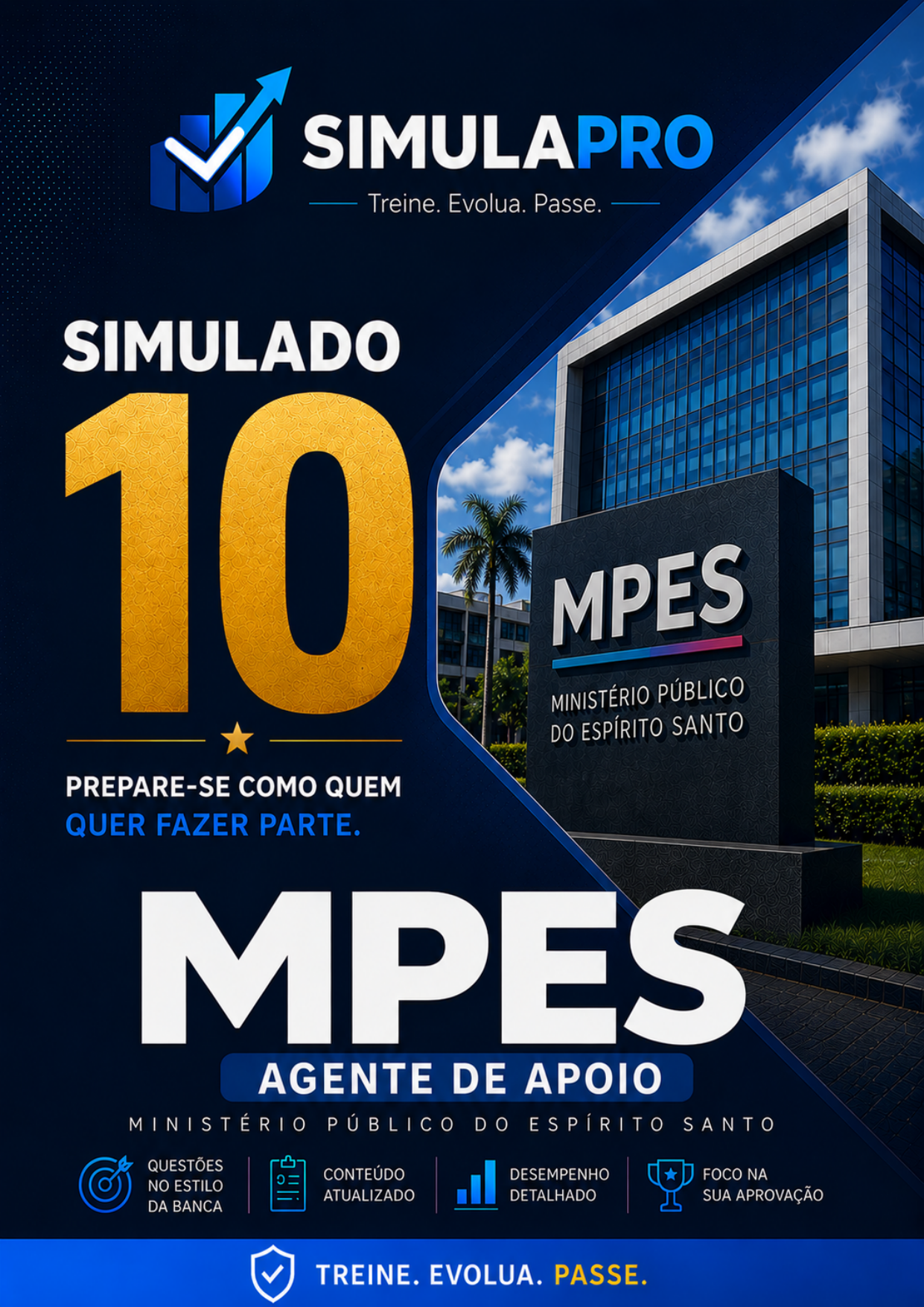 Capa de Simulado MPES 10