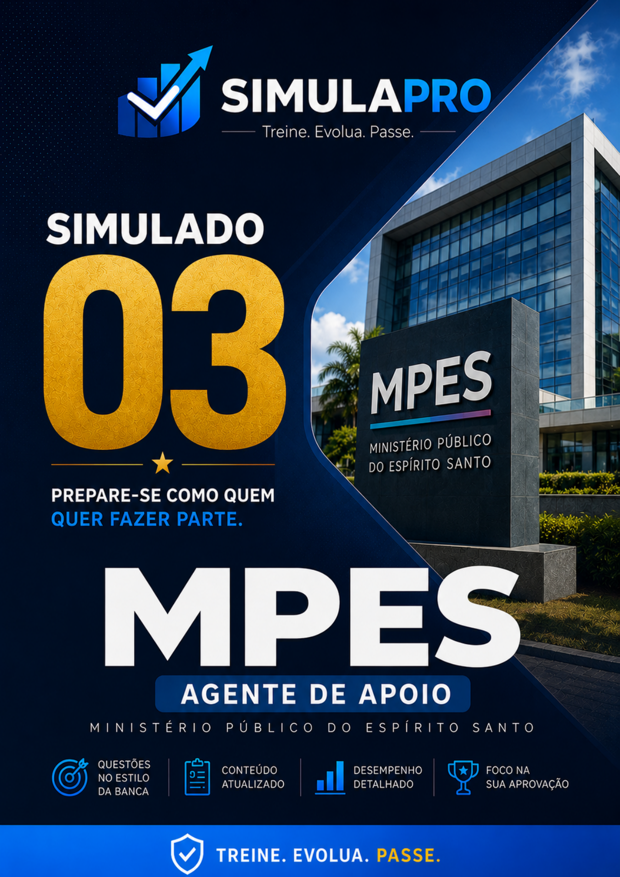 Capa de Simulado MPES 03