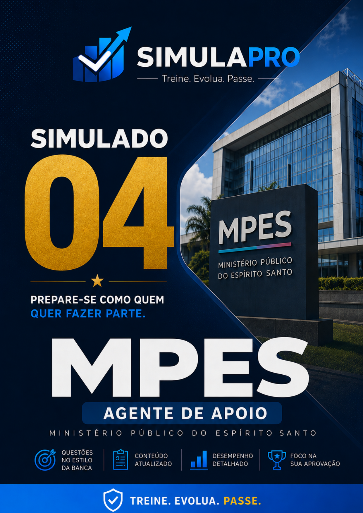 Capa de Simulado MPES 04