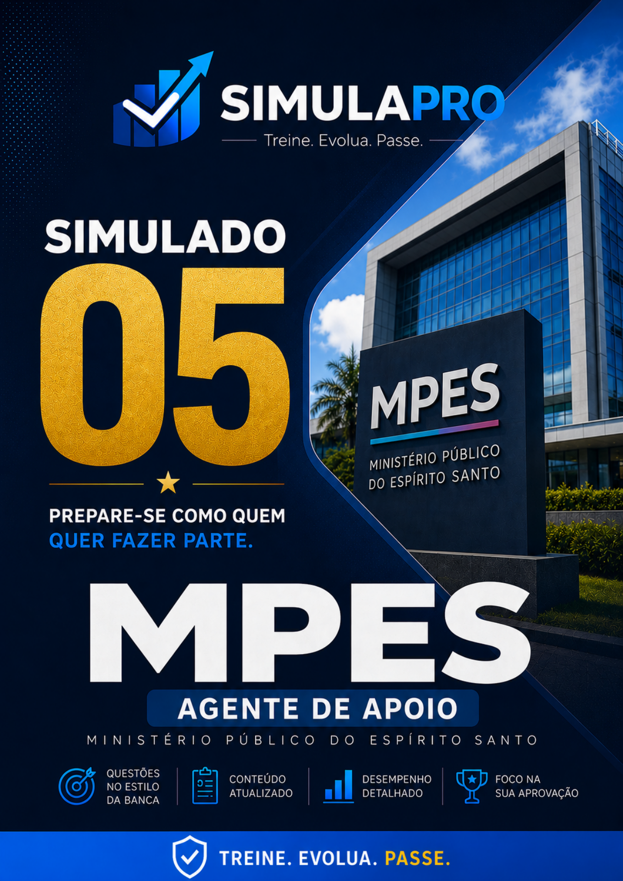 Capa de Simulado MPES 05