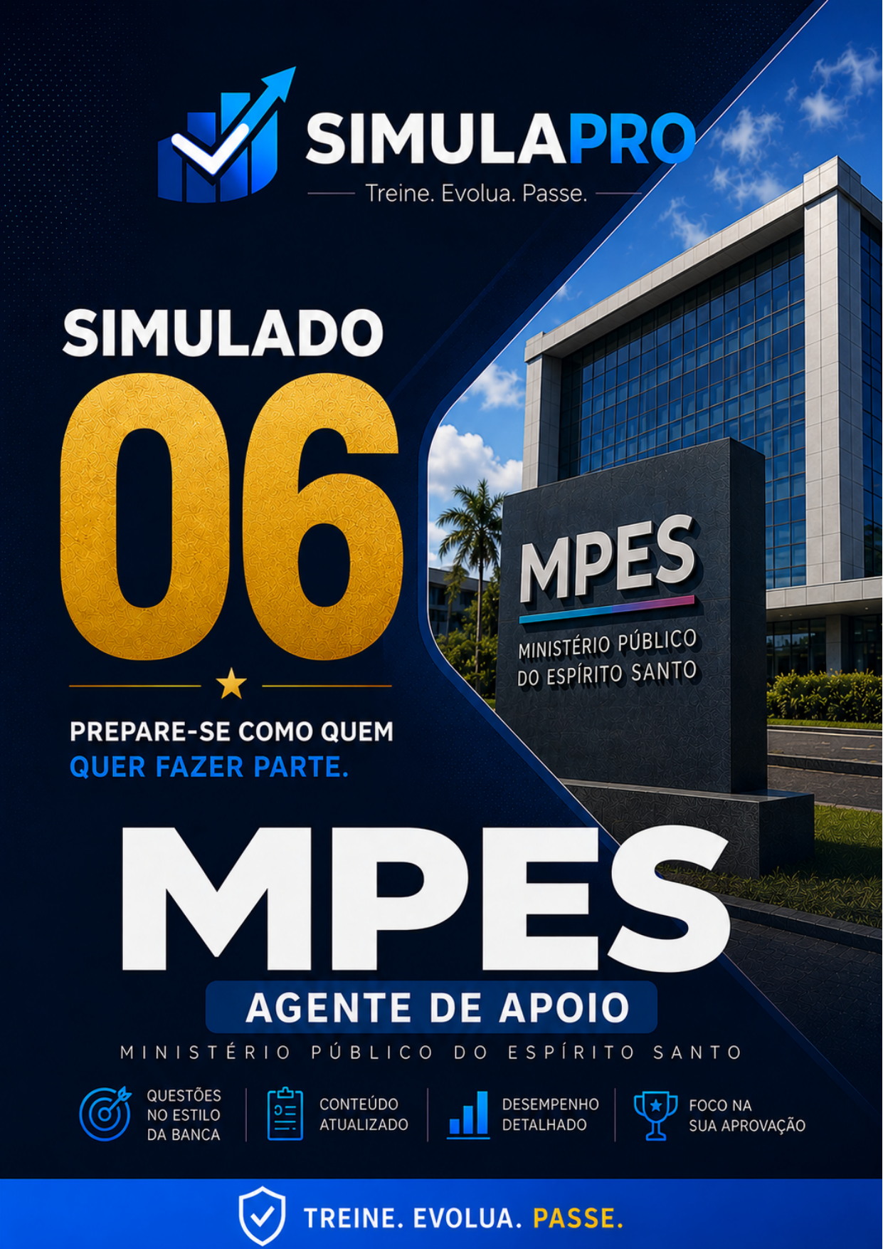 Capa de Simulado MPES 06