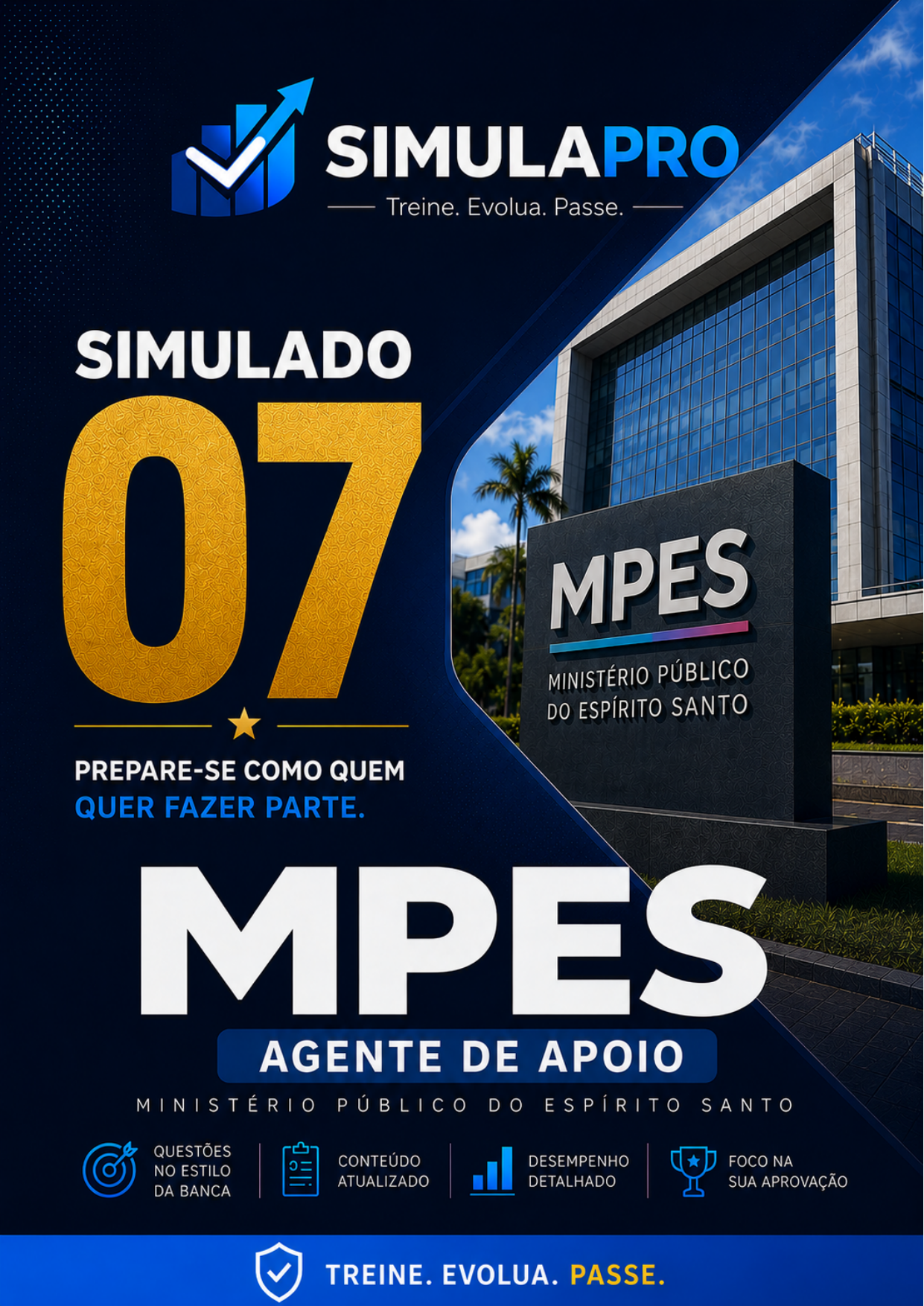 Capa de Simulado MPES 07