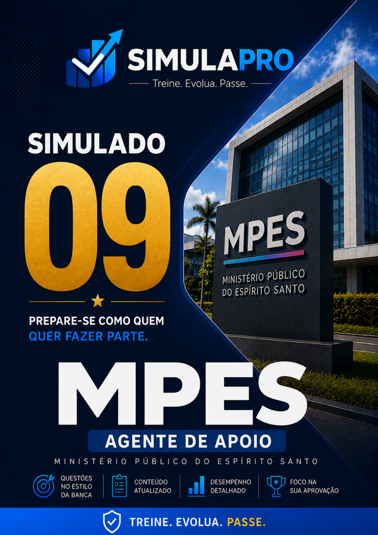 Capa de Simulado MPES 09