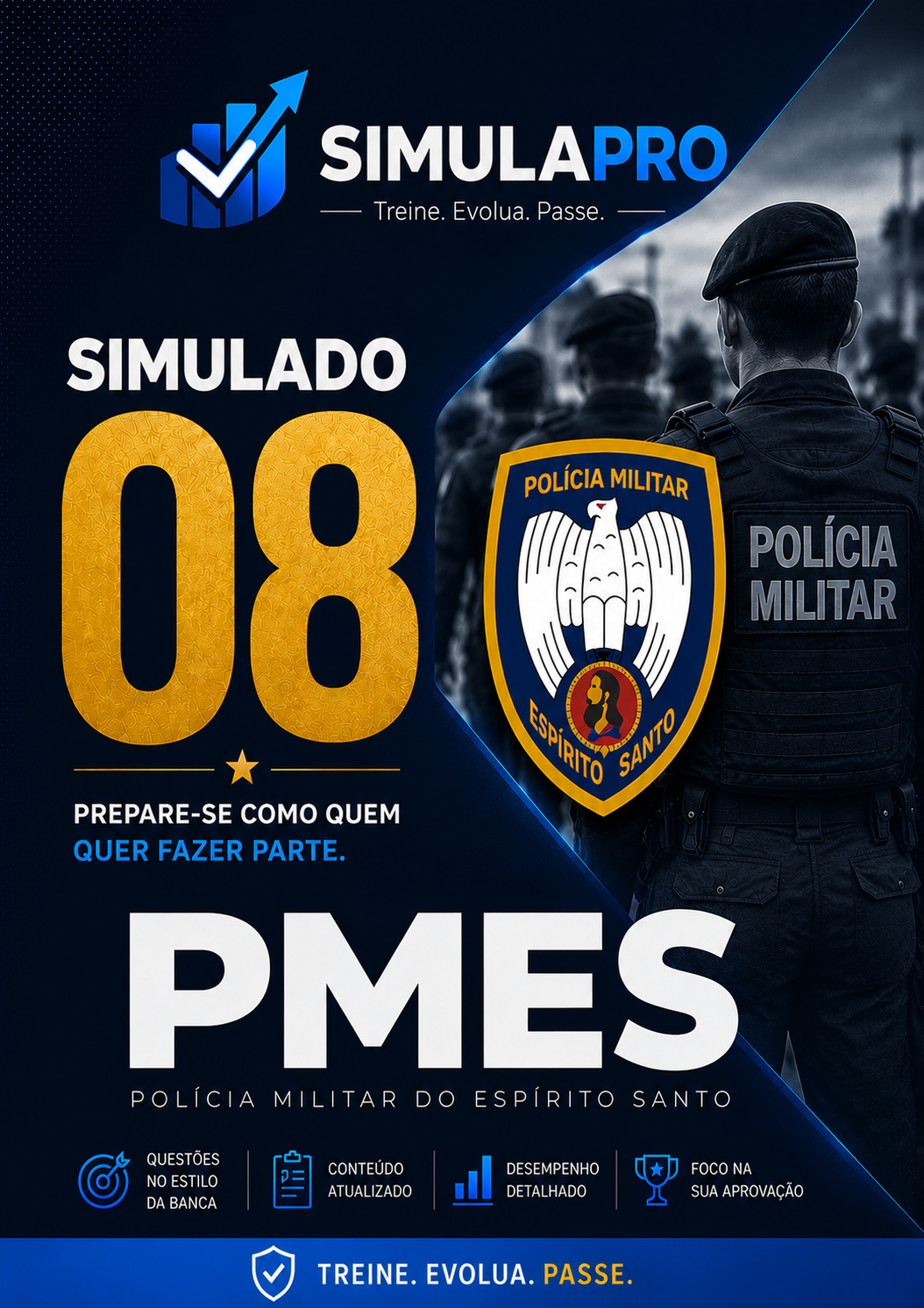 Capa de Simulado PMES 08